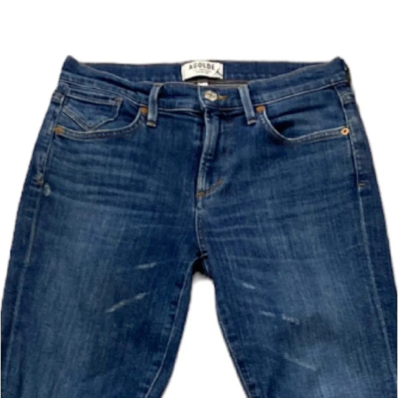 Agolde Sophie Distressed Ankle Length Medium Wash Jeans Size 26 - Picture 5 of 8